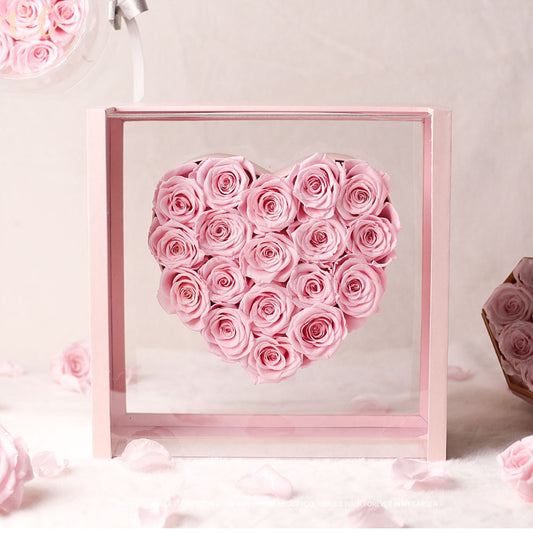 Heart Of Angel Acrylic Panoramic Aiqinghua Boxes Of Roses