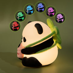 Flower Panda Colorful Silicone Pat Lamp