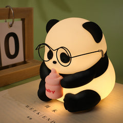 Flower Panda Colorful Silicone Pat Lamp